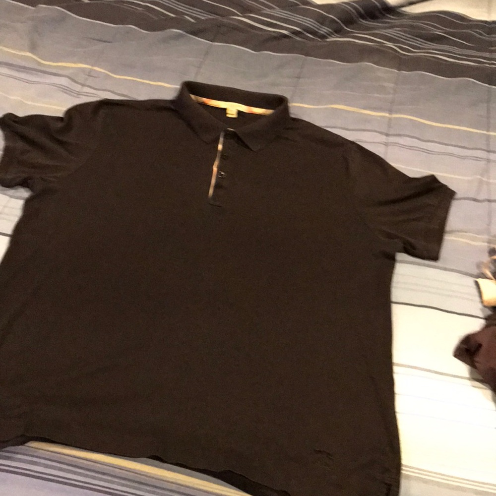 Men’s Burberry Brit polo collar shirt size XXL